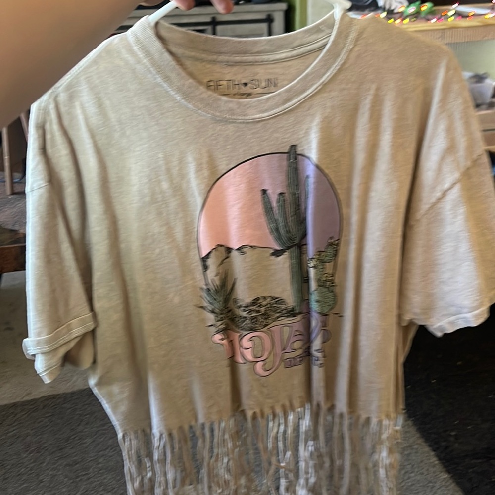 Mojave Desert Fringe Crop Top